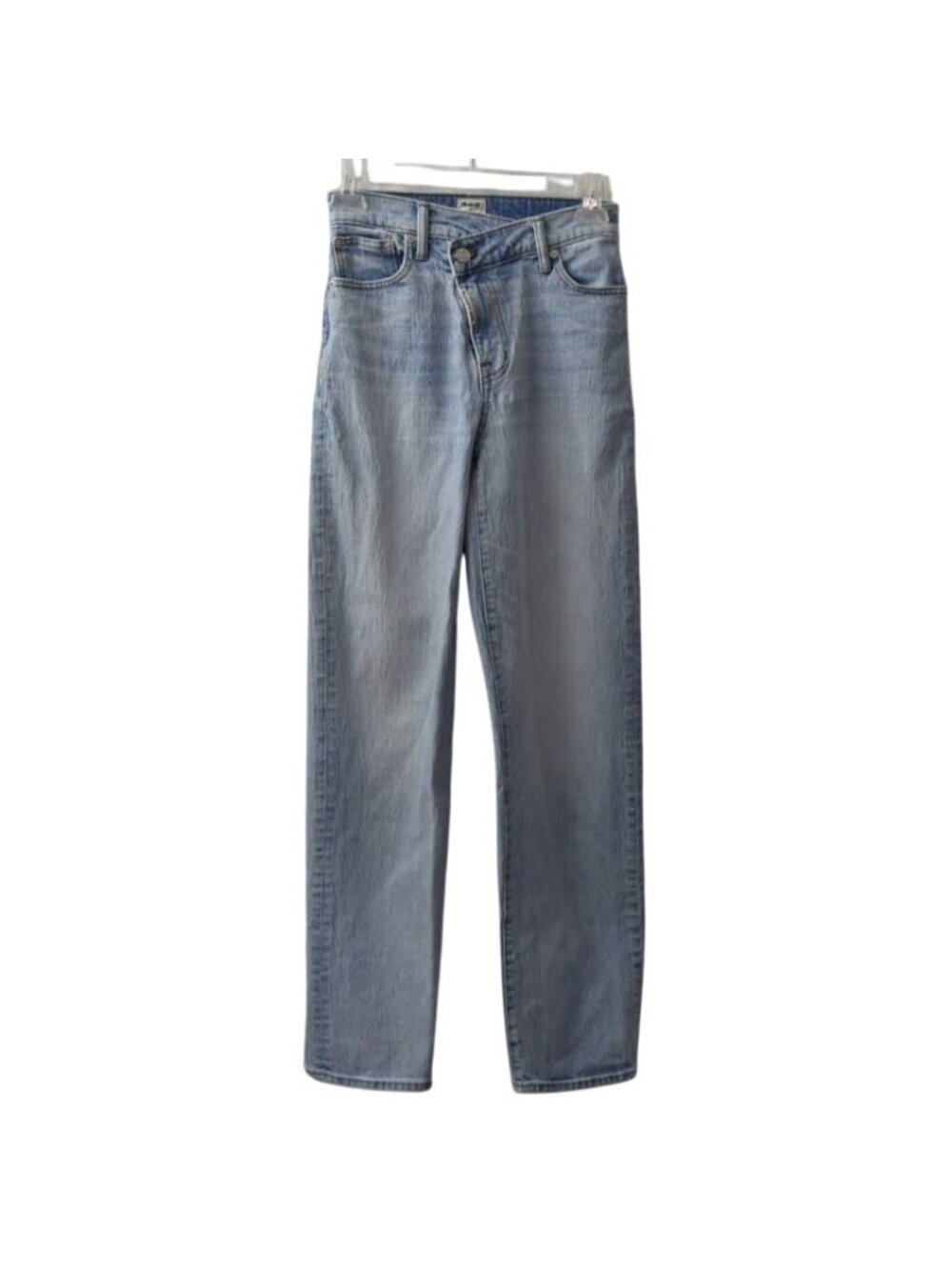 Madewell x Molly Dickson Crossover Baggy Straight Jeans Womens 23 Light Wash Y2K
